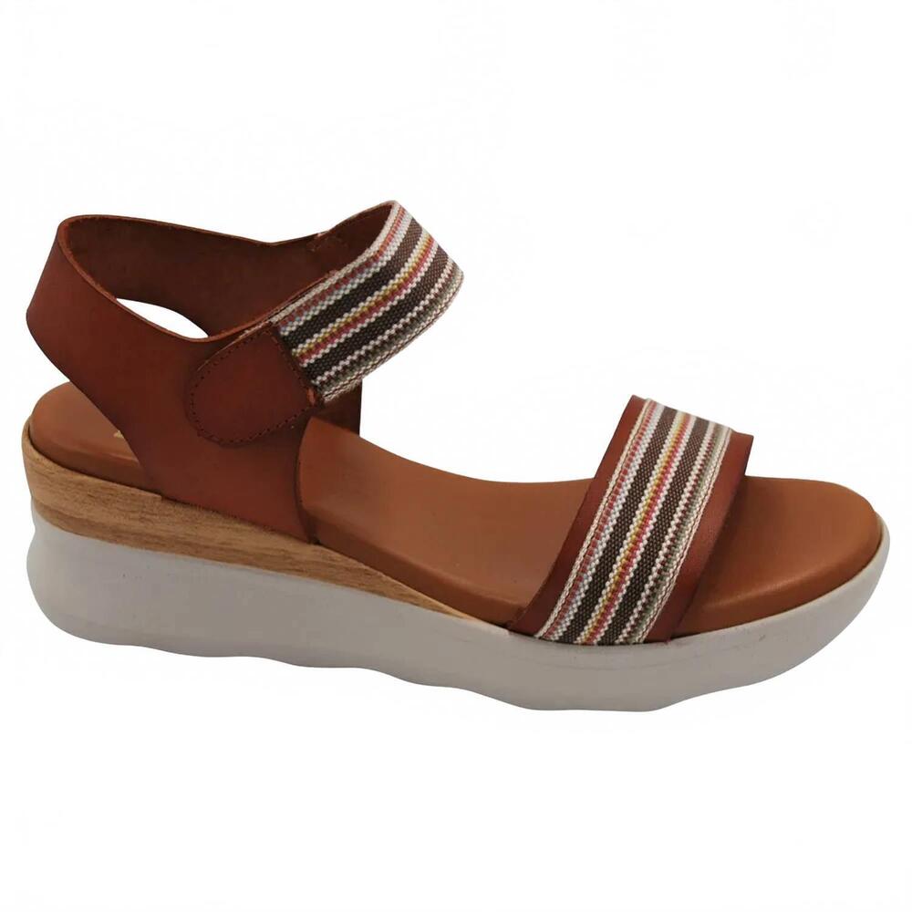 NEW BTU BY BERTUCHI women's harlow sandal in cuero/marron